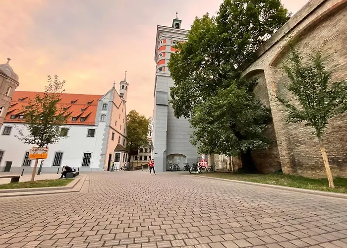Апартаменты Am Roten Tor Аугсбург